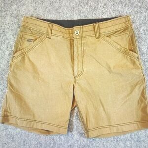 Kuhl Men's Tan Flat Front Shorts